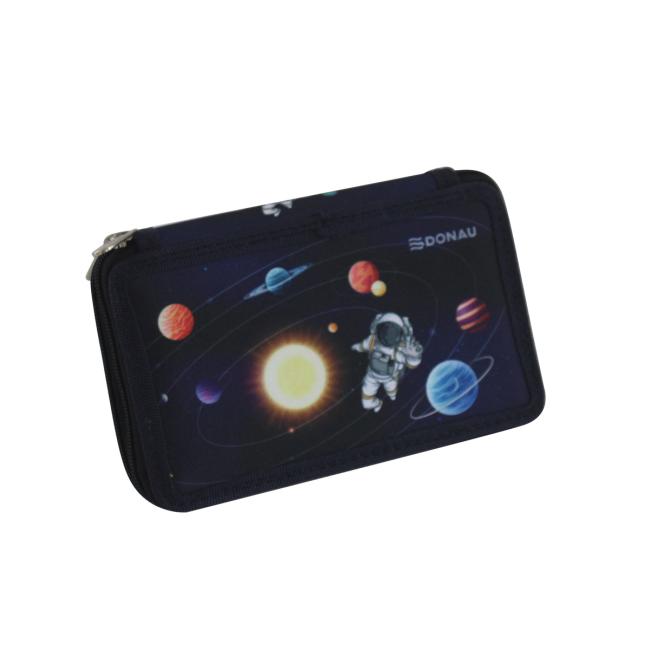 Penál DONAU 2-zipový plný, mix motivů