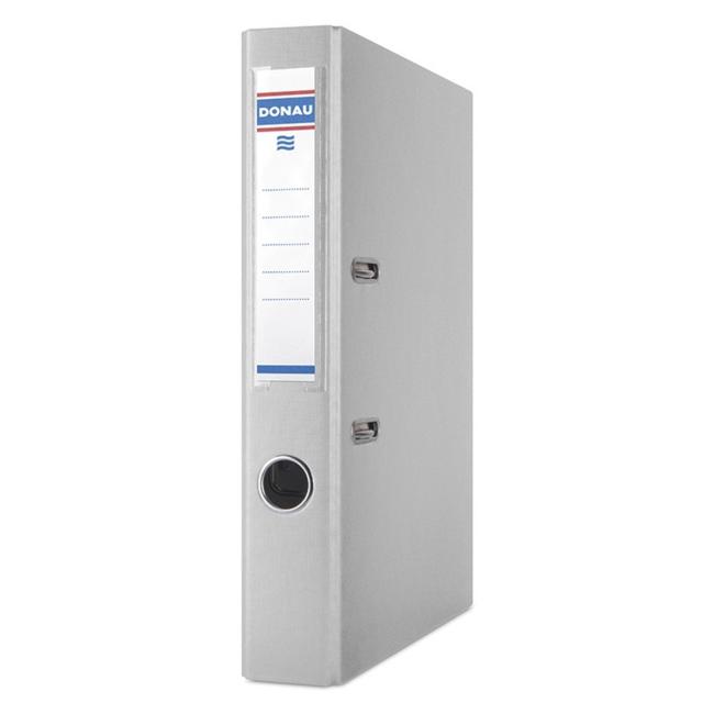 [DO395013] Pákový pořadač DONAU Master, karton a fólie, A4/50 mm, šedý