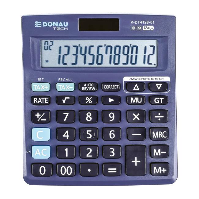 [DO412801] Kalkulačka Donau Tech K-DT4128 černá