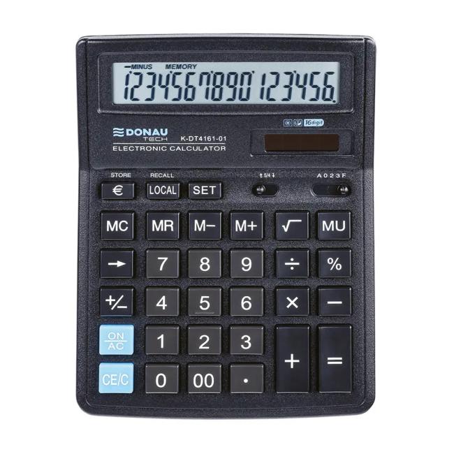 [DO416101] Kalkulačka Donau Tech K-DT4161 černá