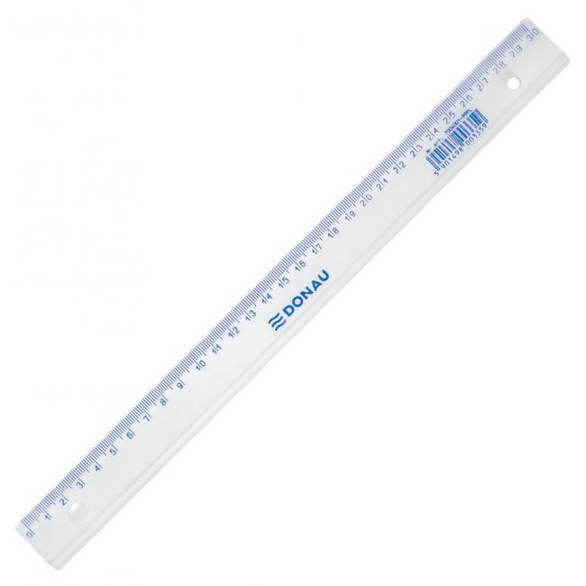 [DO705300] Pravítko DONAU 30cm transparentní