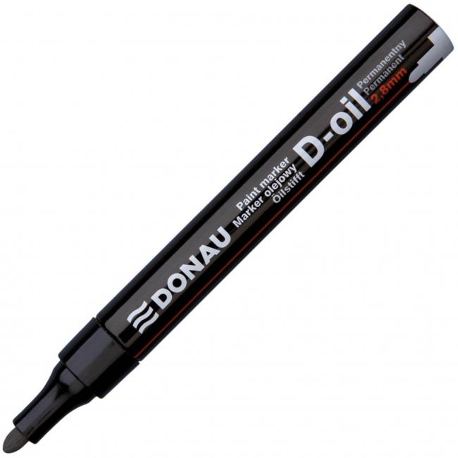 Popisovač lakový 2,8 mm Donau D-OIL černý