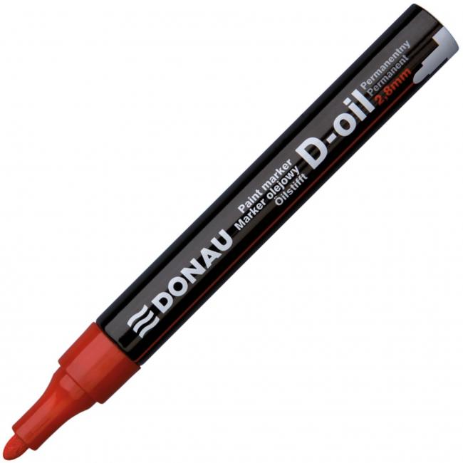 [DO736704] Popisovač lakový 2,8 mm Donau D-OIL červený