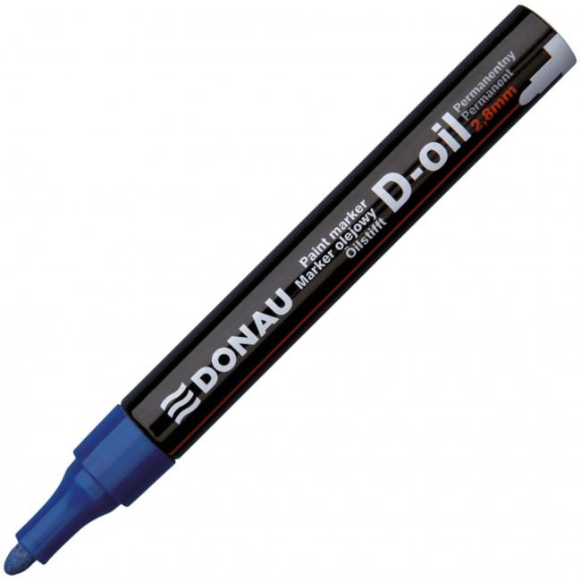 Popisovač lakový 2,8 mm Donau D-OIL modrý
