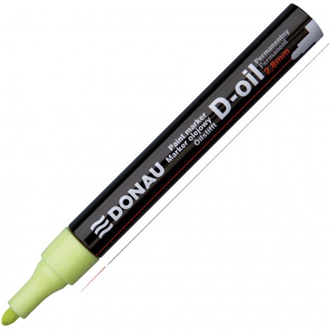 Popisovač lakový 2,8 mm Donau D-OIL žlutý