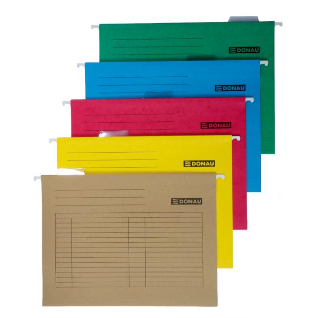 [DO741011] Závěsný obal DONAU žlutý 25 ks