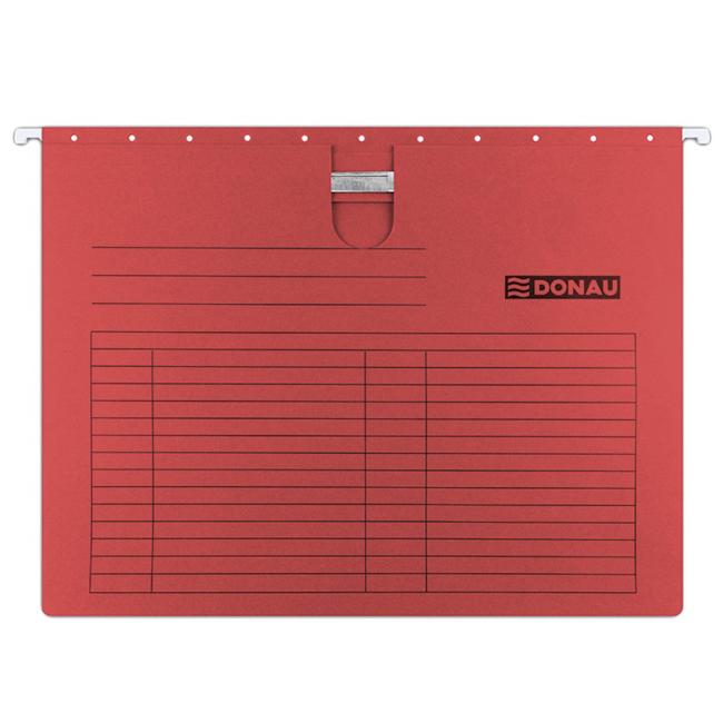 [DO743004] Závěsný obal s rychlovazačem DONAU červený