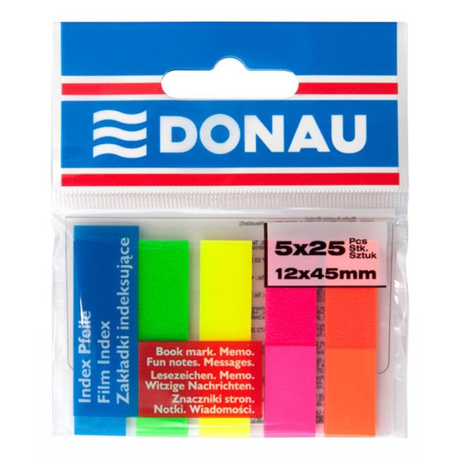 [DO757799] Samolepicí záložky Donau 12x45mm neon