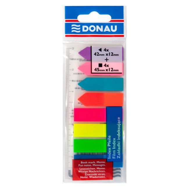 [DO757999] Záložky samolepící 4x12x45 + 4x12x42mm neon