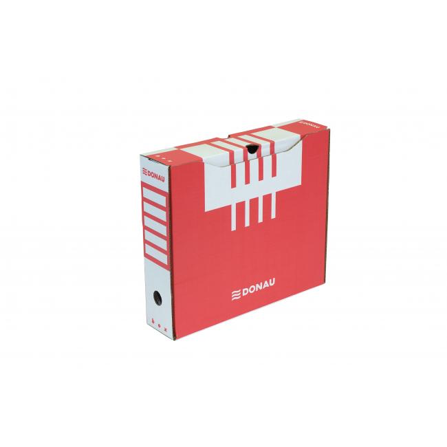 [DO766004] Archivní box DONAU 80mm červený