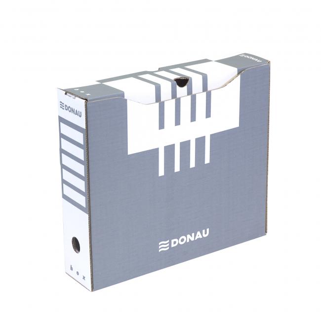[DO766013] Archivní box DONAU 80mm šedý