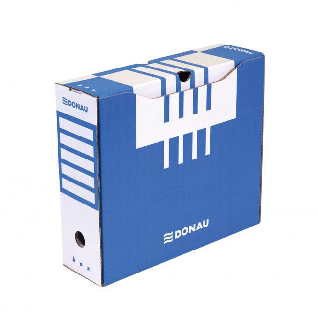 [DO766110] Archivní box DONAU 100mm modrý