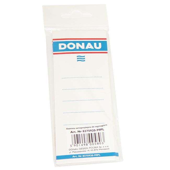 [DO837509] Štítek zádový samolepící pro pořadače 54x153mm bílý