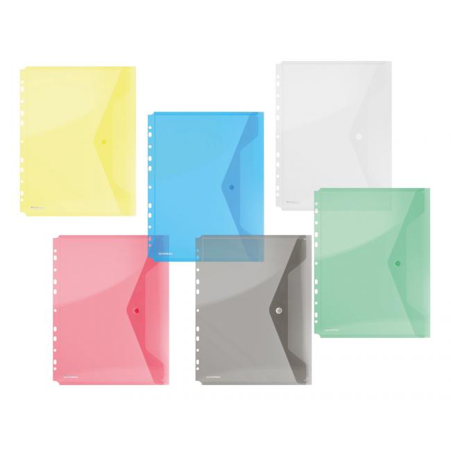 Plastový obal A4 s cvočkem a euroděrováním DONAU průhledný