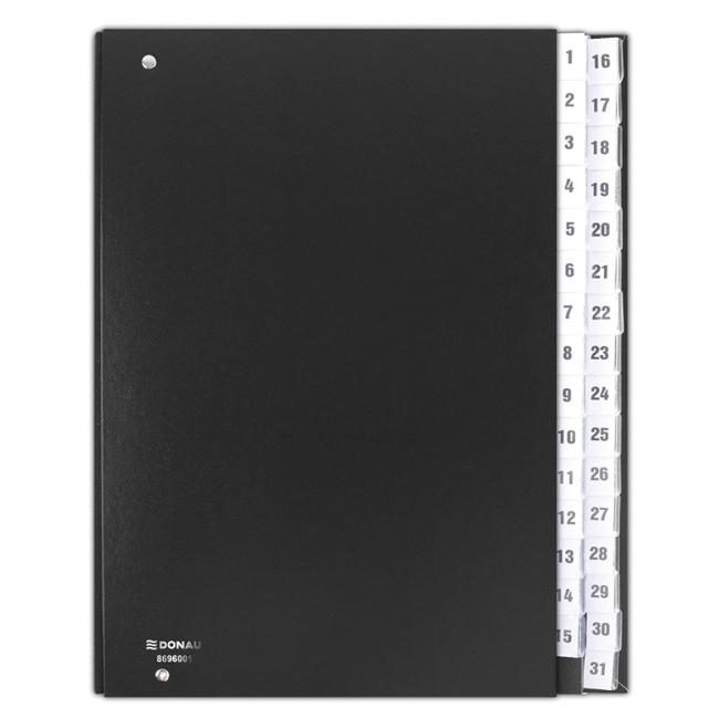 [DO869601] Podpisová kniha 1-31 DONAU černá