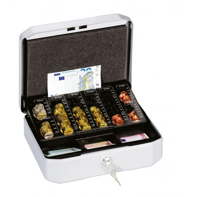 [DU177857] Euro-pokladnička DURABLE EUROBOXX S 283x100x225mm stříbrná