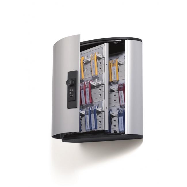 [DU196623] Skříňka na 36 klíčů se zámkem na kód DURABLE KEY BOX CODE 36 stříbrná