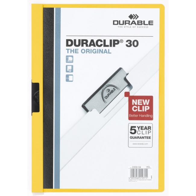 [DU220004] Obal s klipem DURACLIP Original 30 žlutý