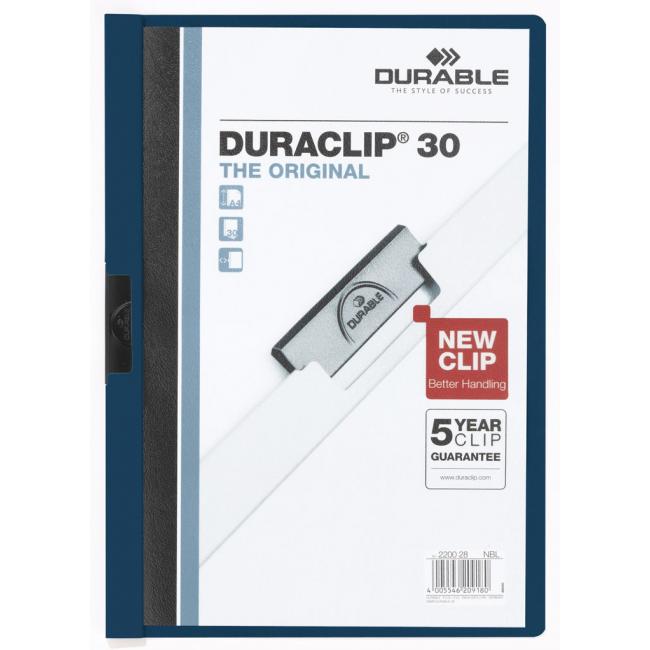 Obal s klipem DURACLIP Original 30 půlnoční modrá
