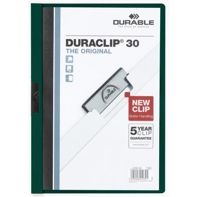 [DU220032] Obal s klipem DURACLIP Original 30 tmavě zelený