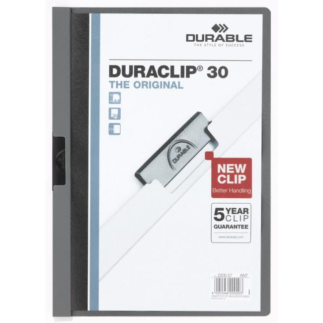 [DU220057] Obal s klipem DURACLIP Original 30 antracitový