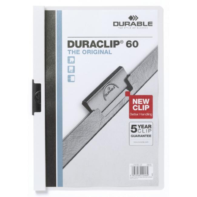 [DU220902] Obal s klipem DURACLIP Original 60 bílý