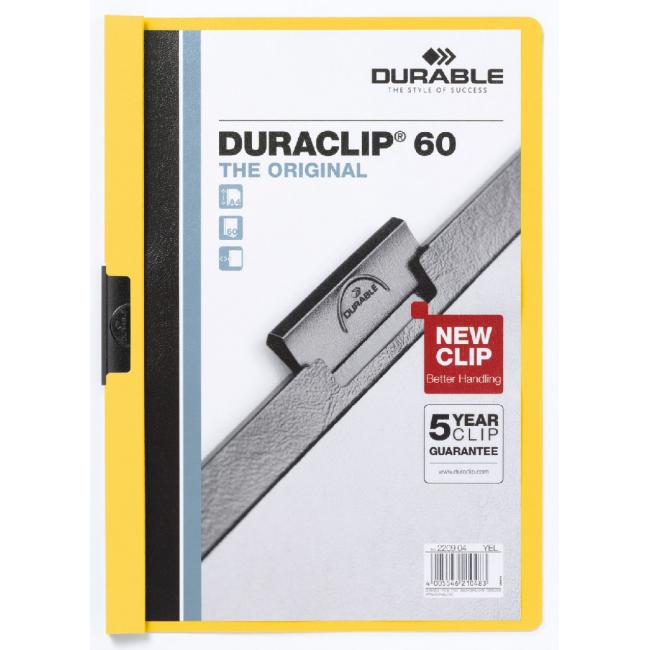 [DU220904] Obal s klipem DURACLIP Original 60 žlutý
