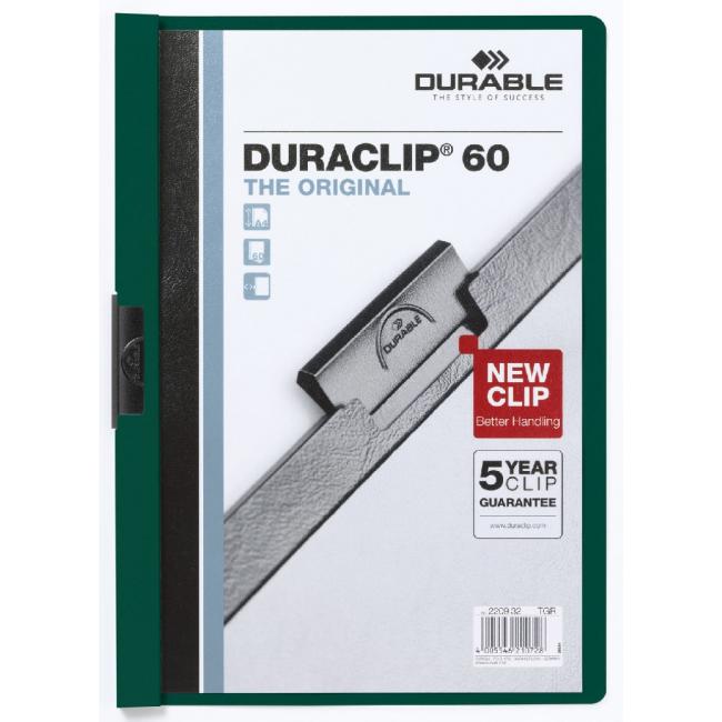 [DU220932] Obal s klipem DURACLIP Original 60 tmavě zelený