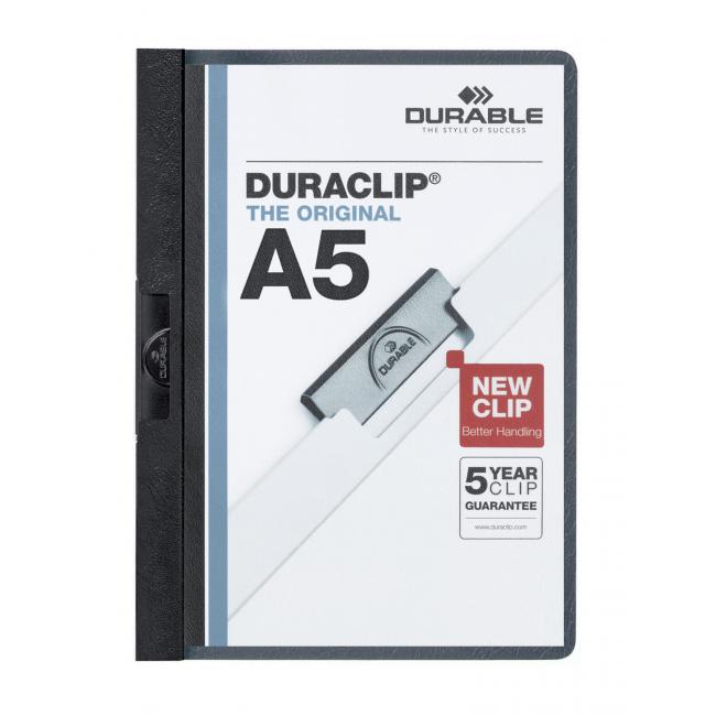 [DU221701] Obal s klipem A5 DURACLIP Original černý
