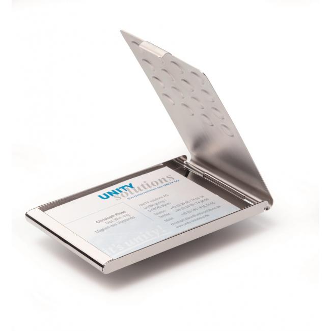 [DU244023] Krabička na vizitky DURABLE BUSINESS CARD BOX CHROME
