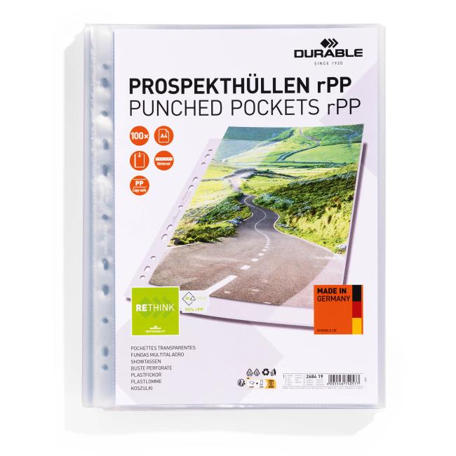 [DU268419] Euroobal DURABLE rPP PREMIUM A4 , 100ks