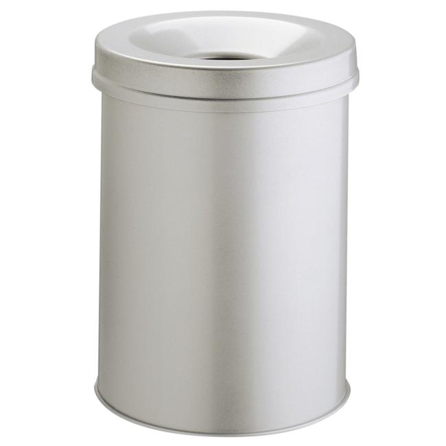 [DU330510] Ohnivzdorný ocelový koš 15 ℓ šedý