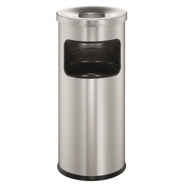 [DU333223] Koš s popelníkem 17 ℓ stříbrný