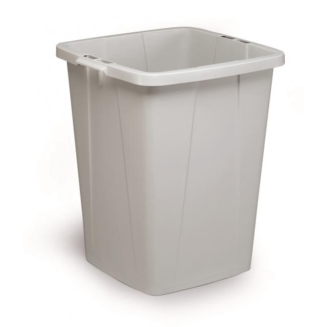 [DU474050] Velkokapacitní plastový koš DURABIN 90 ℓ šedý