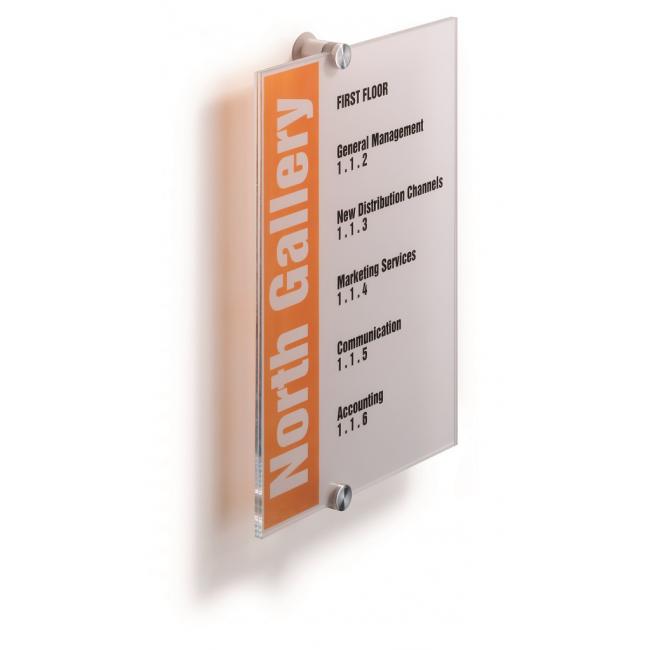 [DU482519] Informační tabulka Crystal Sign 210x297 mm (A4)