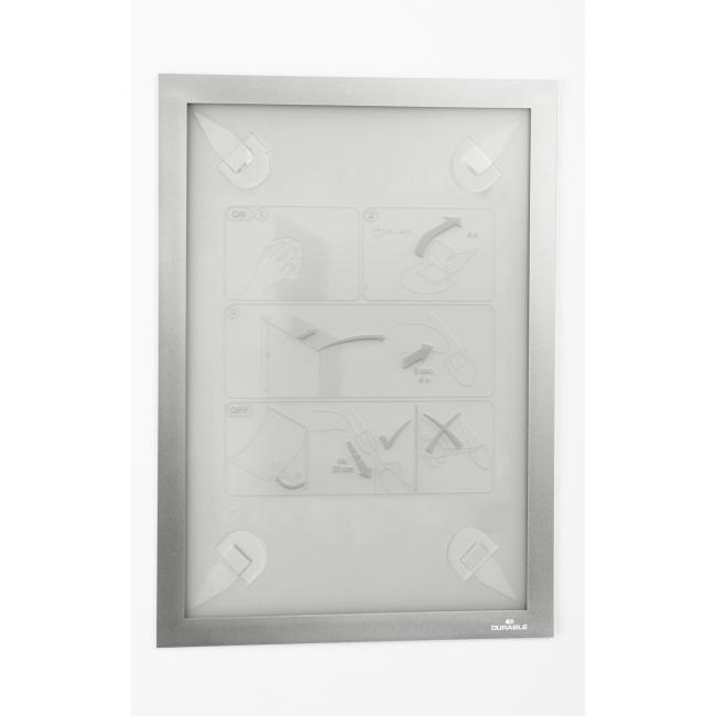 [DU484323] Samolepící DURAFRAME WALLPAPER A4 stříbrný