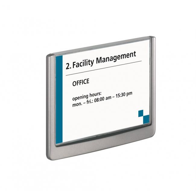 Informační tabulka Click Sign 149x105,5 grafitová