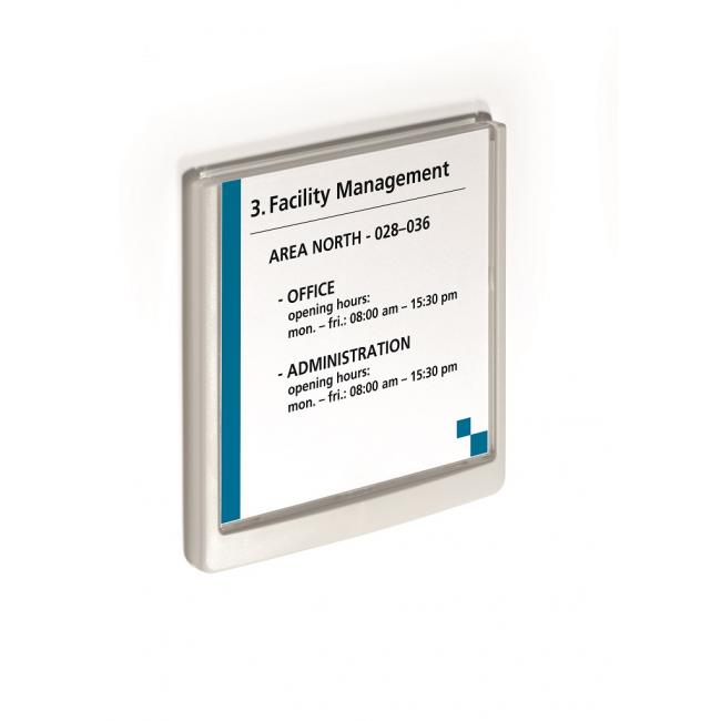 Informační tabulka Click Sign 149x148,5 bílá