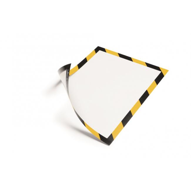 Panel DURAFRAME MAGNETIC SECURITY A4 žluto-černý