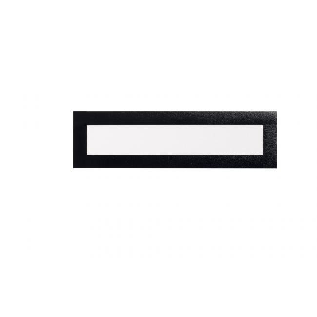 Magnetický DURAFRAME MAGNETIC Top pro A4, 210x40 mm, černý