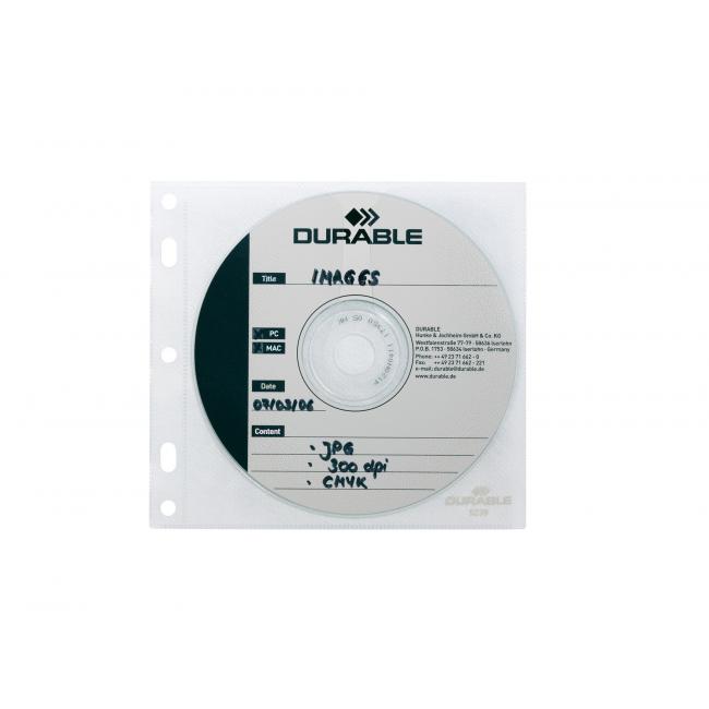 Kapsy na CD/DVD COVER FILE do pořadačů á10ks
