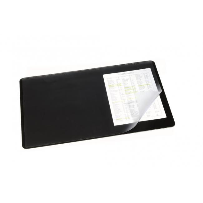 [DU720201] Podložka na stůl DURABLE s průhlednou fólií 40x53cm černá