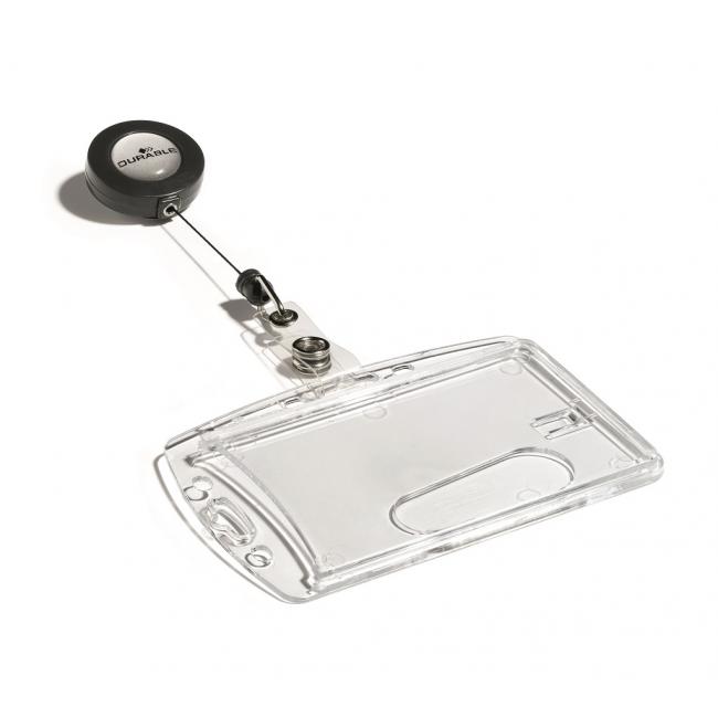 [DU801219] Visačka na plastovou kartu s kotoučem DURABLE 85x54mm 10ks