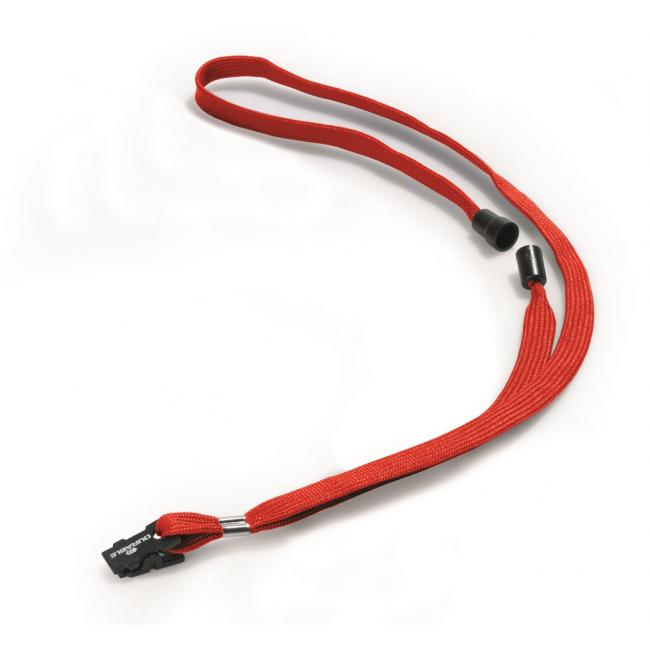 [DU811903] Závěsný řemínek DURABLE 10mm červený 10ks