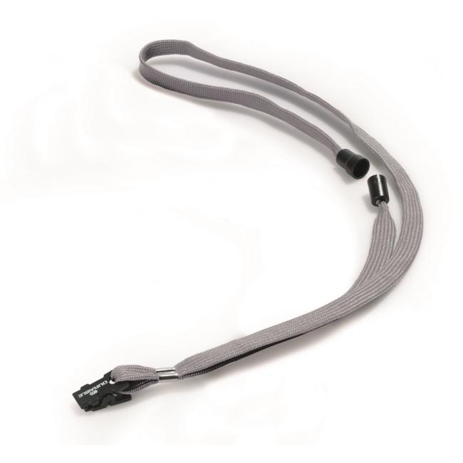 Závěsný řemínek DURABLE 10mm šedý 10 ks