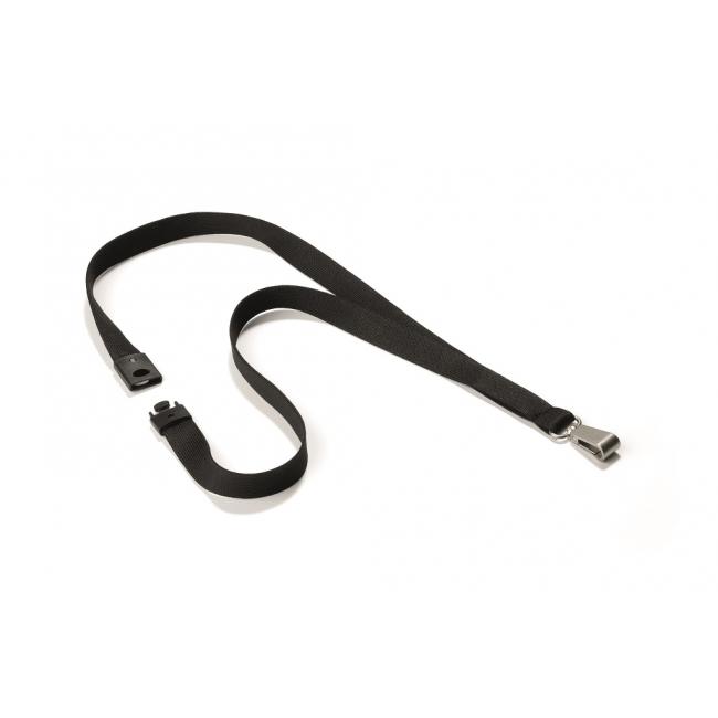 Závěsný řemínek DURABLE SOFT COLOUR 15mm černý 10ks