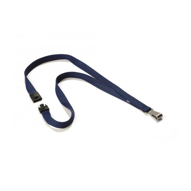 Závěsný řemínek DURABLE SOFT COLOUR 15mm tmavomodrý 10ks