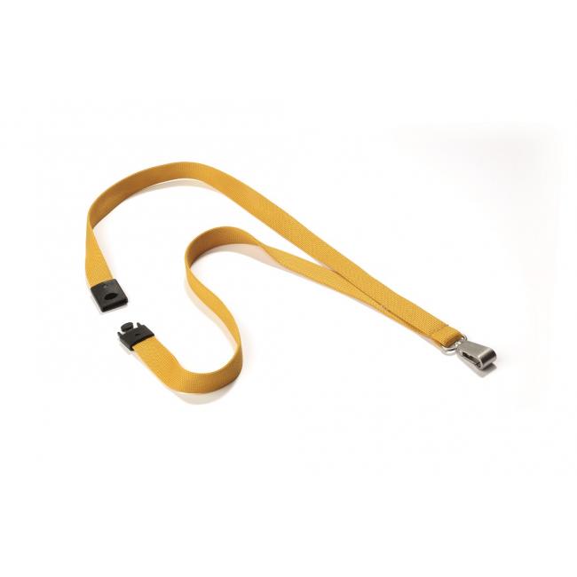 [DU812735] Závěsný řemínek DURABLE SOFT COLOUR 15mm žlutý 10ks