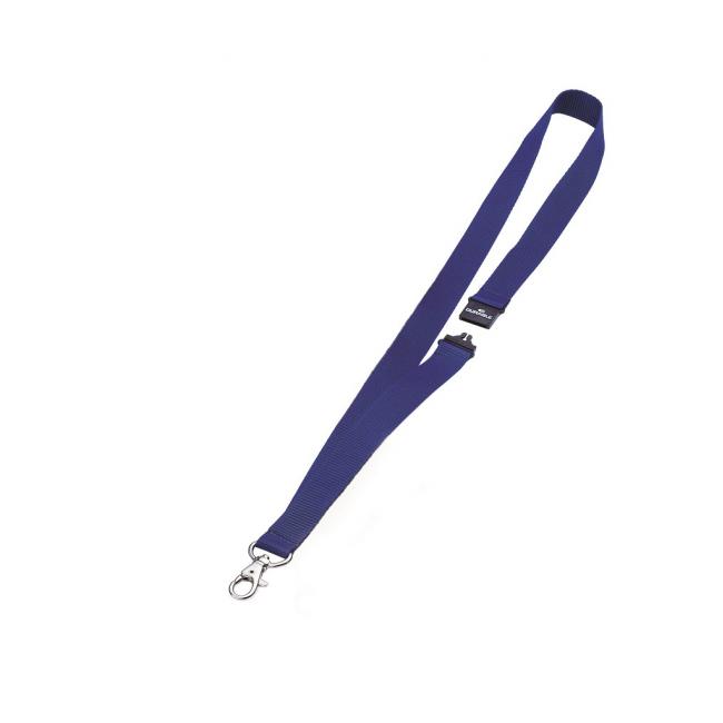 [DU813707] Závěsný řemínek DURABLE 20 mm se skobou modrý 10ks