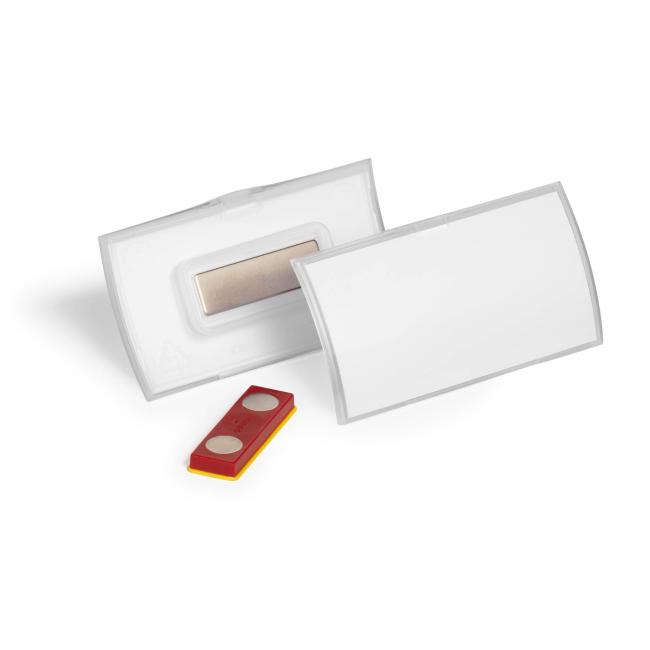 Visačka s magnetem PP DURABLE 40x75mm 10ks